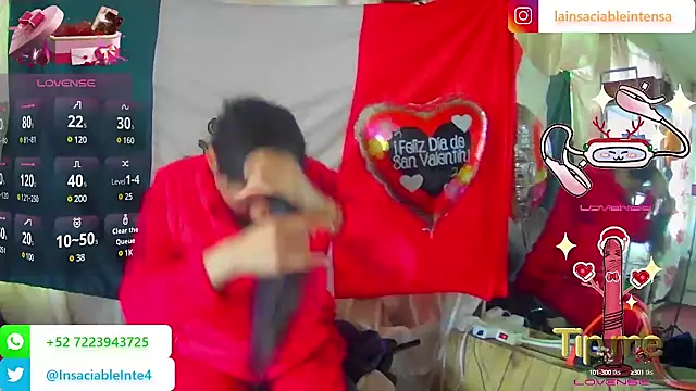 LaInsaciableIntensa online show from 02.16.25