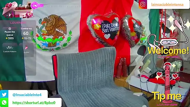 LaInsaciableIntensa online show from 02.22.25