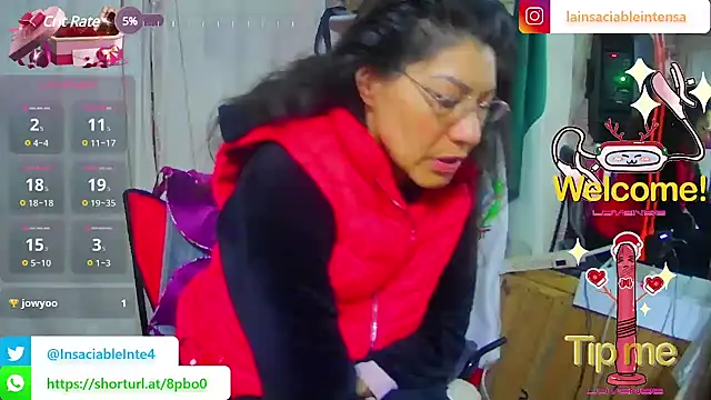 LaInsaciableIntensa online show from 02.27.25