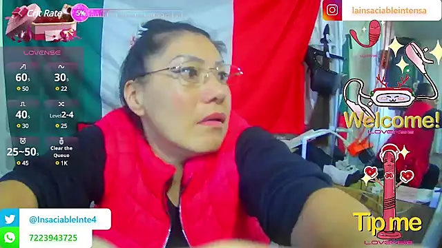 LaInsaciableIntensa online show from 03.10.25