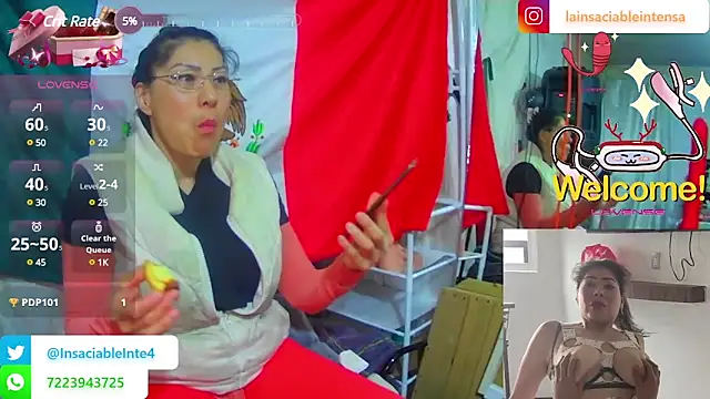 LaInsaciableIntensa online show from 03.13.25