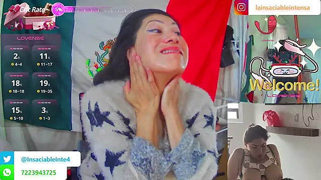 LaInsaciableIntensa online show from 03.13.25