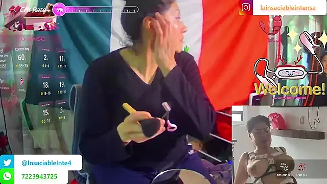 LaInsaciableIntensa online show from 03.15.25