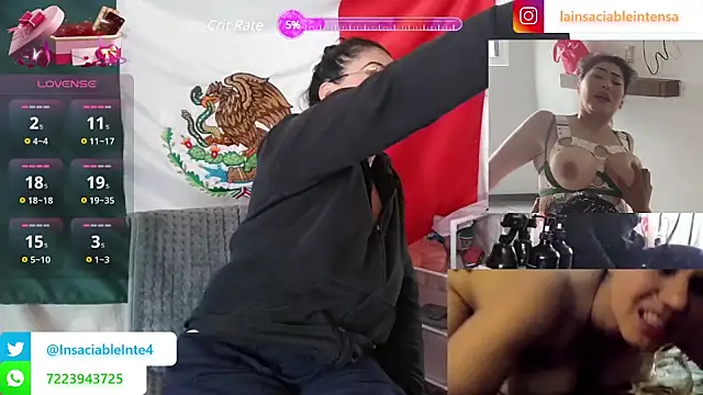 LaInsaciableIntensa online show from 03.16.25