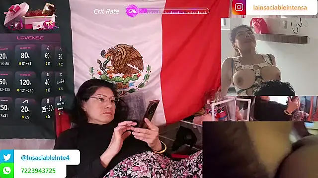 LaInsaciableIntensa online show from 03.20.25