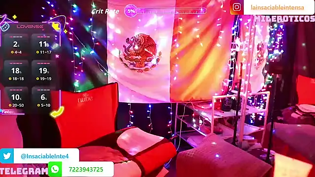 LaInsaciableIntensa online show from 11.07.25