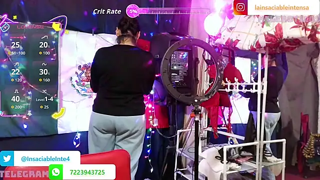 LaInsaciableIntensa online show from 01.10.26