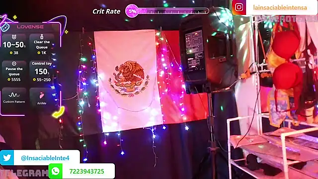 LaInsaciableIntensa online show from 04.17.26