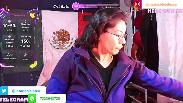 LaInsaciableIntensa online show from 05.23.26