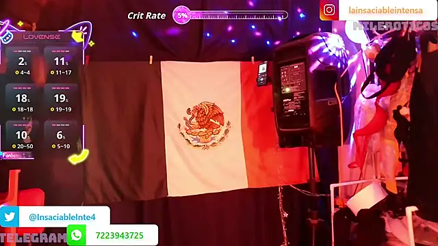 LaInsaciableIntensa online show from 05.24.26