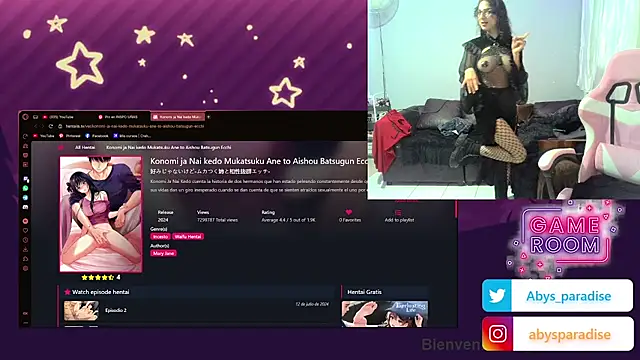 Abysparadise online show from 09.18.25