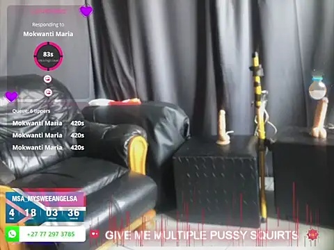 MySweetAngelsSA online show from 10.24.25