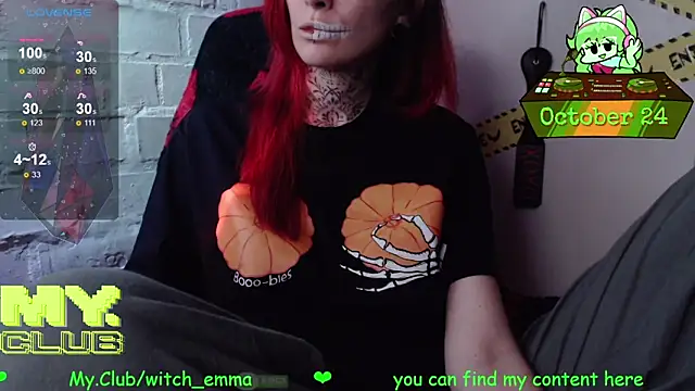 Witch Emma online show from 10.24.25