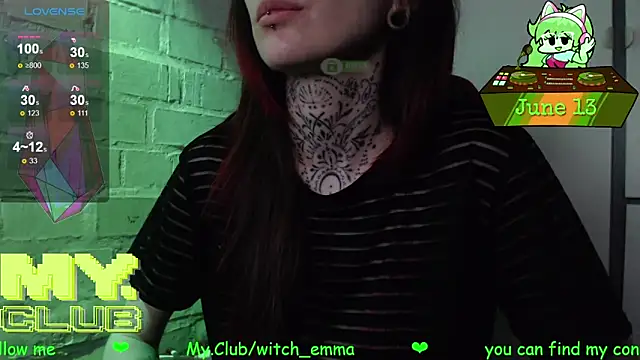 Snapshot of Witch_Emma chatting on 06.13.26 Witch Emma online show from 06.13.26