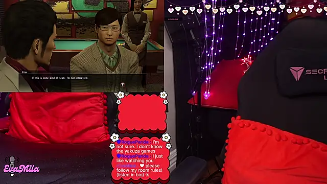 Snapshot of evamila chatting on 02.10.26 evamila online show from 02.10.26