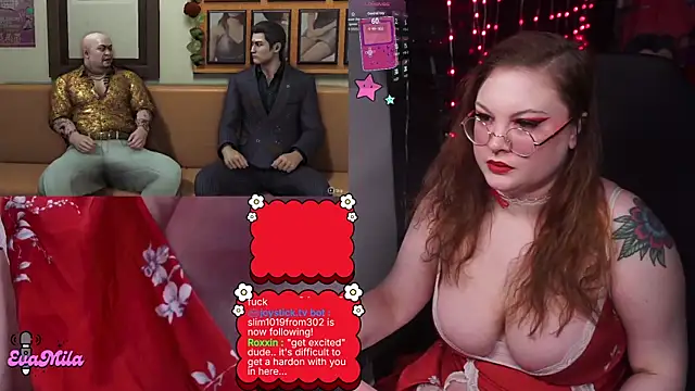 Snapshot of evamila chatting on 03.02.26 evamila online show from 03.02.26