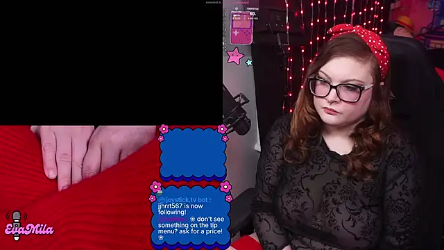 Snapshot of evamila chatting on 04.06.26 evamila online show from 04.06.26