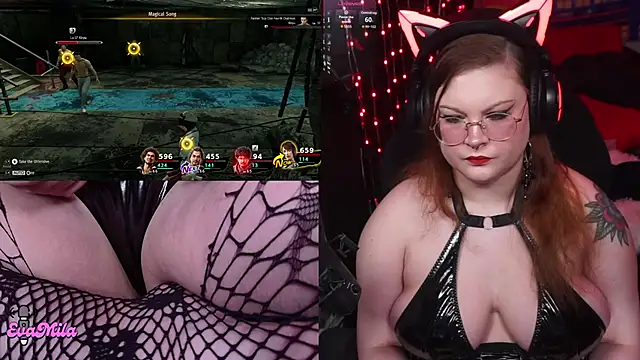 Snapshot of evamila chatting on 04.09.26 evamila online show from 04.09.26