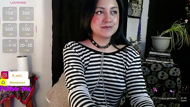 Snapshot of AbsentaVert chatting on 01.24.25 AbsentaVert online show from 01.24.25