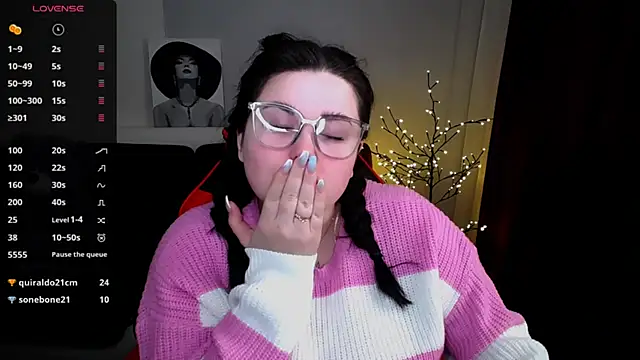 Snapshot of Emily_Mo chatting on 02.12.25 Emily Mo online show from 02.12.25