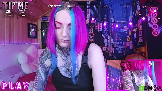Snapshot of NekoCyber chatting on 12.20.24 NekoCyber online show from 12.20.24
