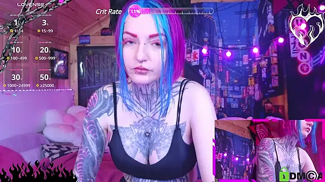 Snapshot of NekoCyber chatting on 12.30.24 NekoCyber online show from 12.30.24