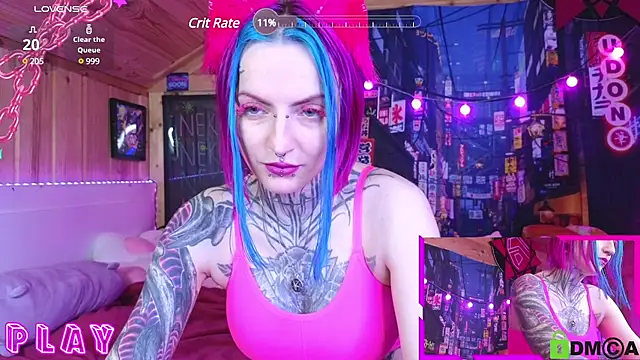 Snapshot of NekoCyber chatting on 02.05.25 NekoCyber online show from 02.05.25