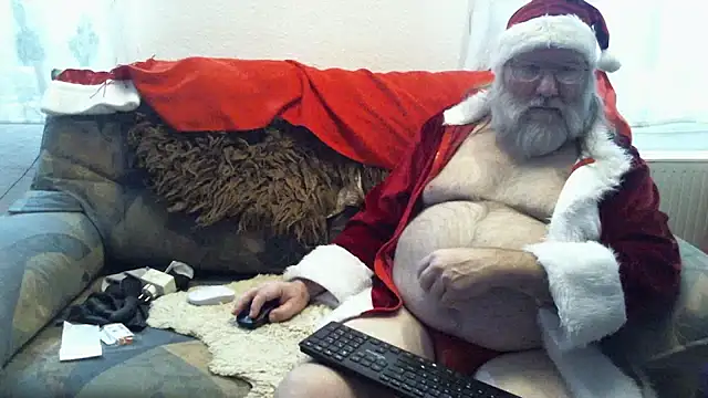 SexySantaC online show from 12.14.24