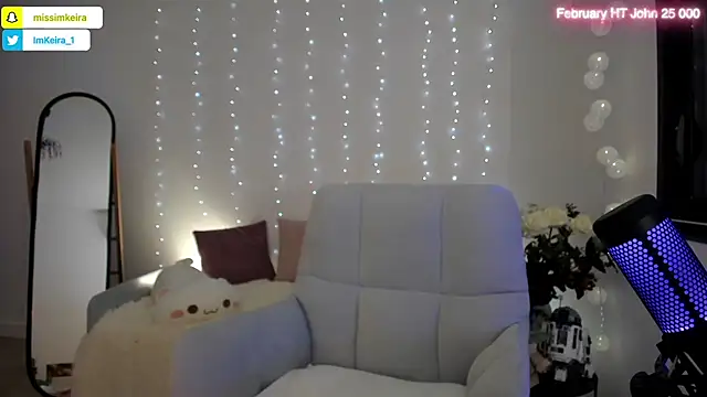 Snapshot of ImKeira chatting on 02.19.26 ImKeira online show from 02.19.26