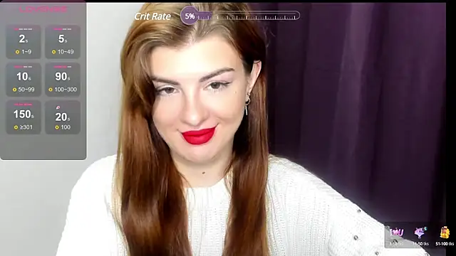 Snapshot of _comefeelme_ chatting on 01.18.25  comefeelme  online show from 01.18.25