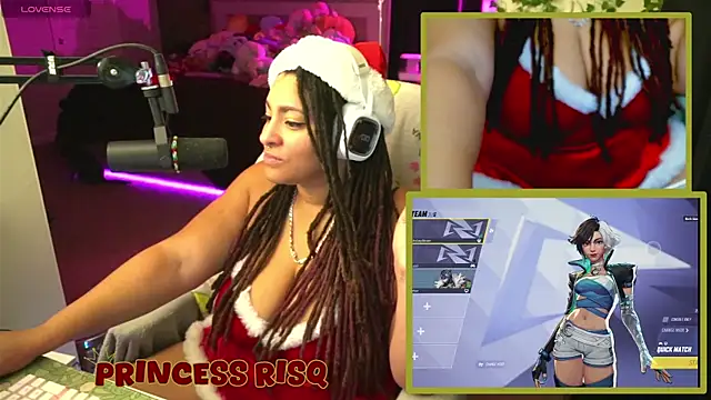 PrincessRisq online show from 12.13.24