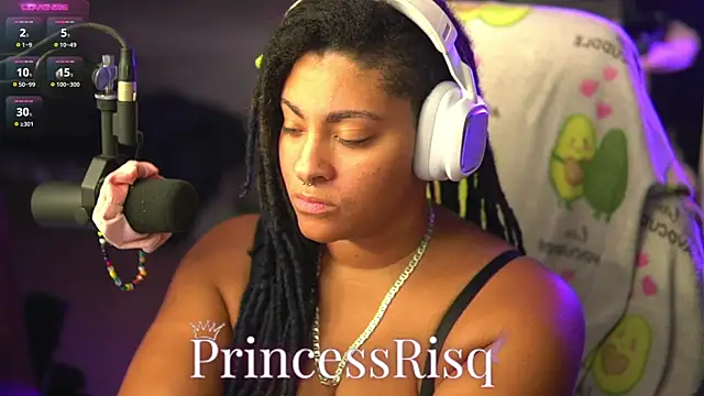 PrincessRisq online show from 10.18.25